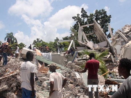 Điện thăm hỏi về thảm họa động đất tại nước Cộng hòa Haiti