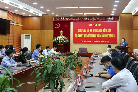 Gặp mặt cán bộ, công chức Ban Tôn giáo Chính phủ tăng cường thực hiện nhiệm vụ tại các tỉnh phía Nam