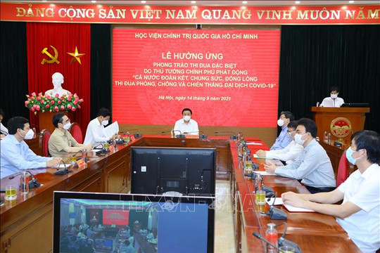 Học viện Chính trị quốc gia Hồ Chí Minh hưởng ứng thi đua chiến thắng đại dịch
