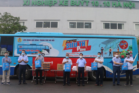 500 "Túi an sinh công đoàn" đến với người lao động Tổng công ty Vận tải Hà Nội