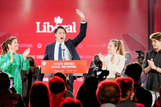 Thủ tướng Canada Justin Trudeau giành thắng lợi trong cuộc bầu cử: Phiếu bầu cho sự tin tưởng
