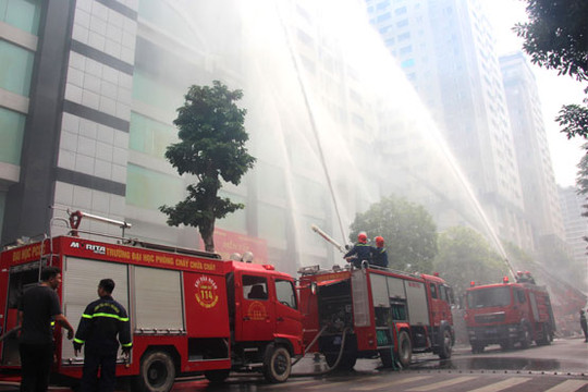 Chuẩn bị sơ kết 5 năm công tác cứu nạn, cứu hộ của lực lượng phòng cháy và chữa cháy