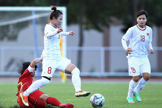 Đội tuyển nữ Việt Nam sẵn sàng trước trận gặp chủ nhà Tajikistan