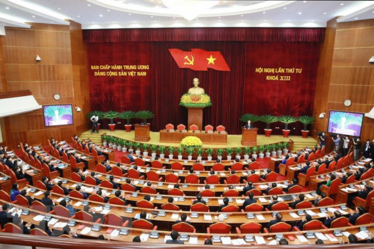 Thông báo Hội nghị lần thứ tư Ban Chấp hành Trung ương Đảng khóa XIII