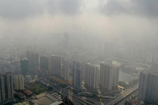 Chất lượng không khí một số khu vực diễn biến xấu