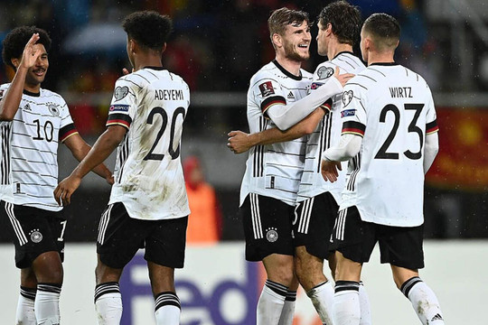 Tuyển Đức giành tấm vé đầu tiên đến Qatar dự World Cup 2022
