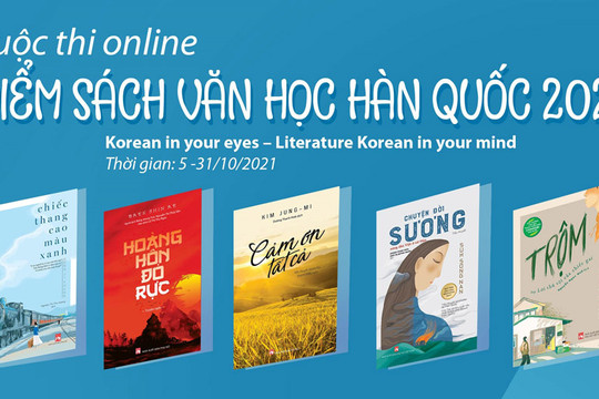 Thi "Điểm sách văn học Hàn Quốc 2021" trực tuyến