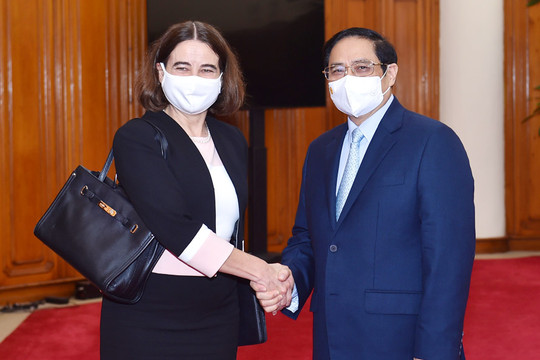 Thủ tướng Phạm Minh Chính tiếp Đại sứ Australia tại Việt Nam