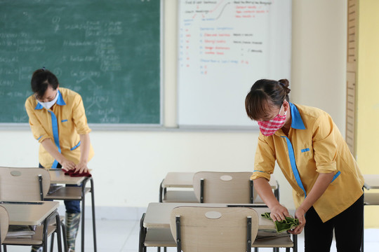 Hà Nội: Tiếp tục chuẩn bị các điều kiện đón học sinh trở lại trường học