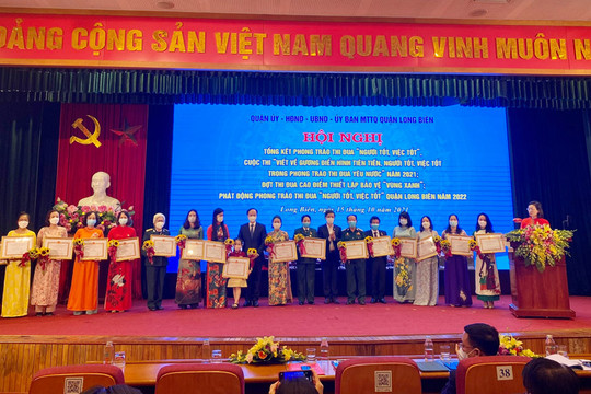 Quận Long Biên phát động thi đua giải quyết các vấn đề khó khăn, vướng mắc