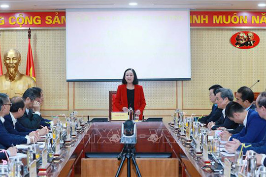 Trưởng ban Tổ chức Trung ương gặp mặt các Đại sứ, Tổng lãnh sự trước khi nhận nhiệm vụ