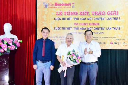 Trao giải cuộc thi viết “Mỗi ngày một chuyện” lần thứ 8 vào ngày 21-10