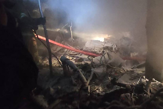 Nga: Phát hiện thi thể 5 người tại vị trí rơi máy bay vận tải An-12