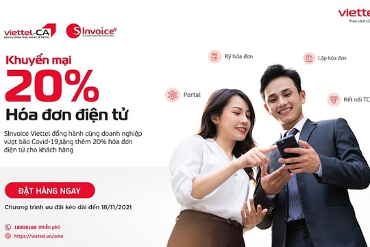 Đăng ký mua hóa đơn điện tử trước ngày 18-11, doanh nghiệp sẽ tiết kiệm tới 30% chi phí