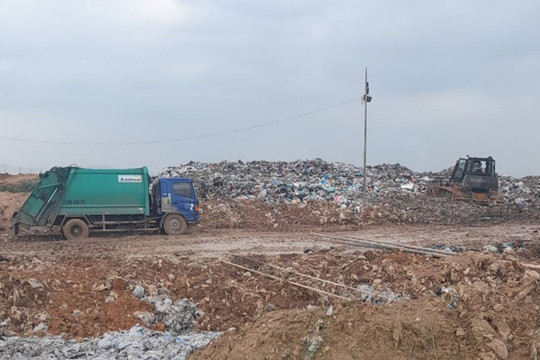 Đến 17h30 ngày 4-11: Khu liên hợp xử lý chất thải Sóc Sơn đã tiếp nhận 1.952 tấn rác