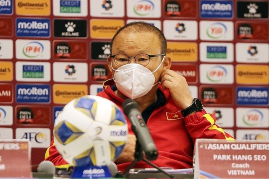 Huấn luyện viên Park Hang-seo: "Các tuyển thủ Việt Nam đã thi đấu nỗ lực"