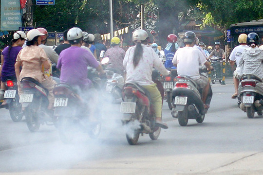 Đo kiểm khí thải cho 3.000 - 5.000 xe máy cũ trên địa bàn Hà Nội