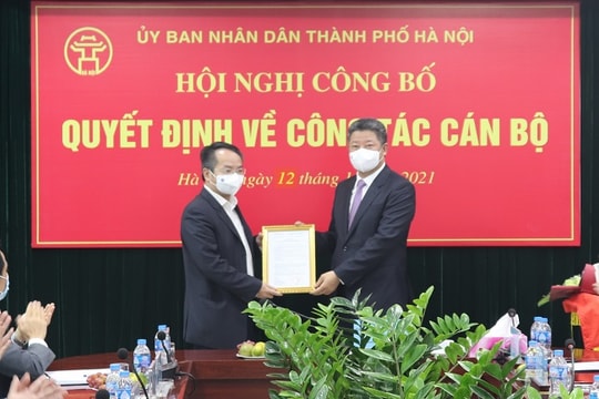 Bổ nhiệm Phó Giám đốc Trung tâm Xúc tiến đầu tư, thương mại, du lịch thành phố Hà Nội