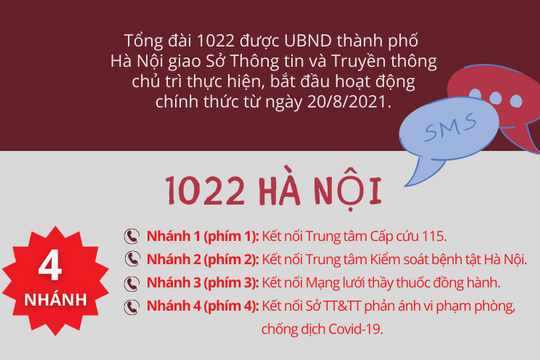 Tổng đài 1022 Hà Nội phát huy hiệu quả tiếp nhận phản ánh của nhân dân