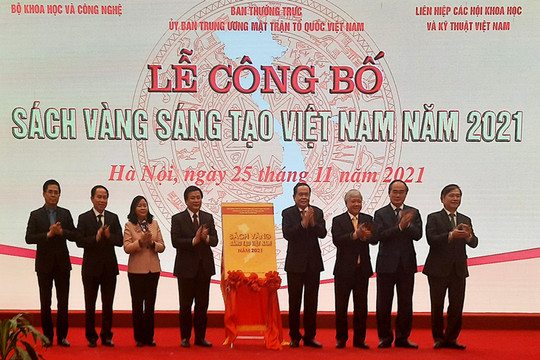 Công bố Sách vàng Sáng tạo Việt Nam năm 2021