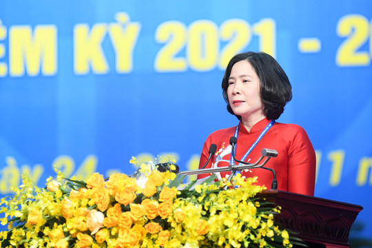 Đồng chí Lê Kim Anh tái đắc cử Chủ tịch Hội Liên hiệp phụ nữ thành phố Hà Nội khóa XVI
