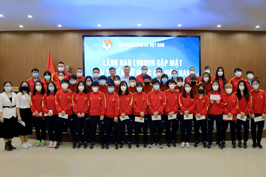 Đội tuyển nữ Việt Nam nhận nhiệm vụ trước vòng chung kết Asian Cup 2022