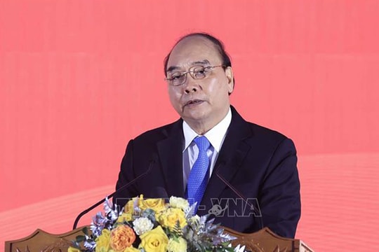 Chủ tịch nước Nguyễn Xuân Phúc dự khởi công dự án nhà máy sản xuất pin ô tô đầu tiên ở Việt Nam