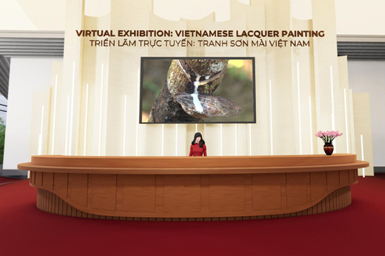 Triển lãm trực tuyến 50 bức tranh sơn mài tiêu biểu của Việt Nam