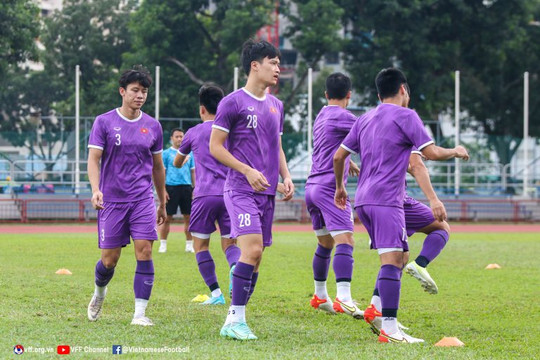 Đội tuyển Việt Nam sẵn sàng cho trận đấu cuối vòng bảng AFF Suzuki Cup 2020