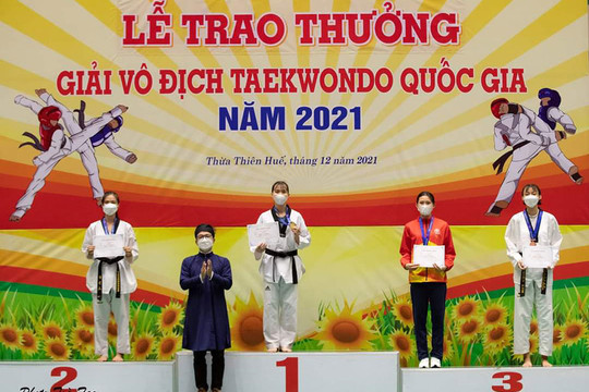 Hà Nội giành 6 Huy chương vàng tại giải vô địch Taekwondo quốc gia 2021