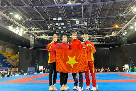 Việt Nam giành 3 Huy chương vàng tại Giải vô địch karatedo châu Á 2021