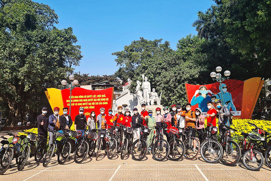 Triển khai tour xe đạp trải nghiệm các địa danh về Ngày Toàn quốc kháng chiến
