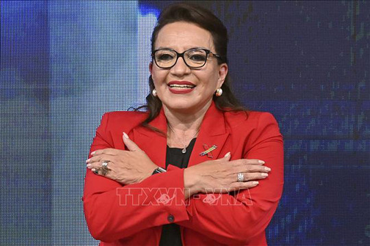 Điện mừng nhân dịp bà Xiomara Castro de Zelaya đắc cử Tổng thống nước Cộng hòa Honduras