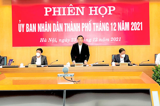 Tập thể UBND thành phố Hà Nội xem xét, quyết định một số nội dung theo thẩm quyền