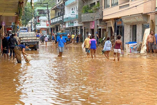 Lũ lụt nghiêm trọng khiến hơn 11.000 người dân Brazil phải sơ tán