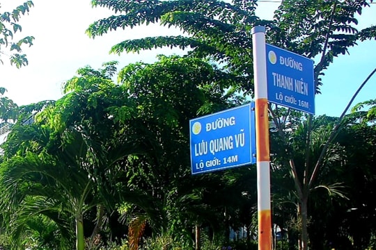 Đặt tên 38 đường, phố mới và điều chỉnh độ dài 9 tuyến phố