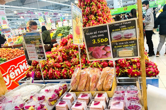Hệ thống siêu thị tại Thủ đô hỗ trợ tiêu thụ nông sản