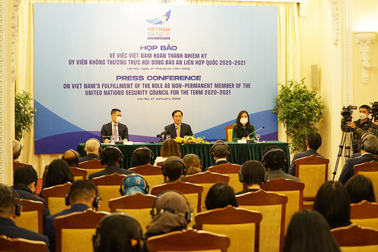 Việt Nam hoàn thành trọng trách Ủy viên không thường trực Hội đồng Bảo an Liên hợp quốc nhiệm kỳ 2020-2021