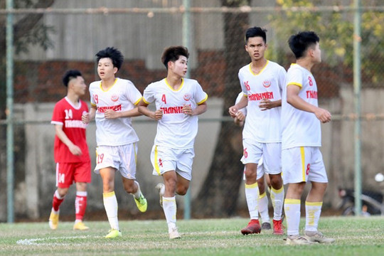 U19 Hoàng Anh Gia Lai đối đầu U19 Hà Nội tại vòng loại U19 quốc gia 2022