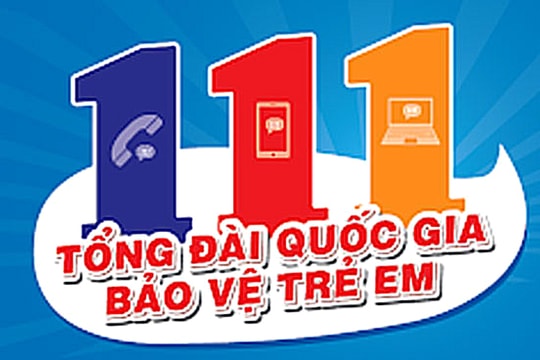 Tiếp nhận 400.000 cuộc gọi/năm phản ánh các vấn đề liên quan đến trẻ em