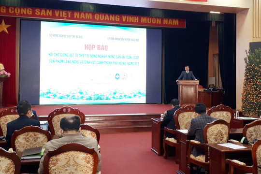 Hà Nội: Hơn 100 gian hàng tham gia hội chợ nông sản an toàn, sản phẩm OCOP