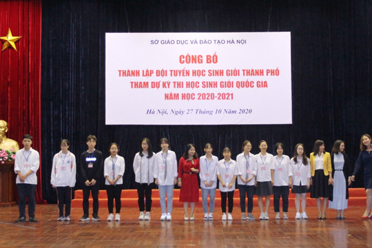 Hà Nội có 184 em thi học sinh giỏi quốc gia