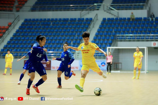 Thái Sơn Nam lên ngôi vô địch Giải futsal nữ vô địch quốc gia 2022