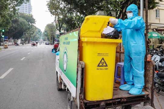 Ưu tiên xử lý trong ngày rác thải có nguy cơ lây nhiễm dịch bệnh