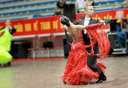 Hà Nội xếp thứ Nhất toàn đoàn Giải khiêu vũ thể thao quốc gia