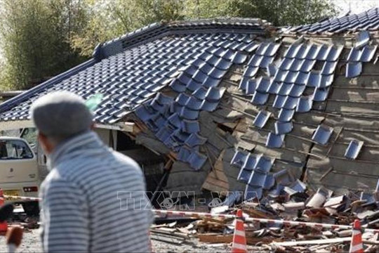 Chưa ghi nhận nạn nhân người Việt trong trận động đất mạnh tại Nhật Bản