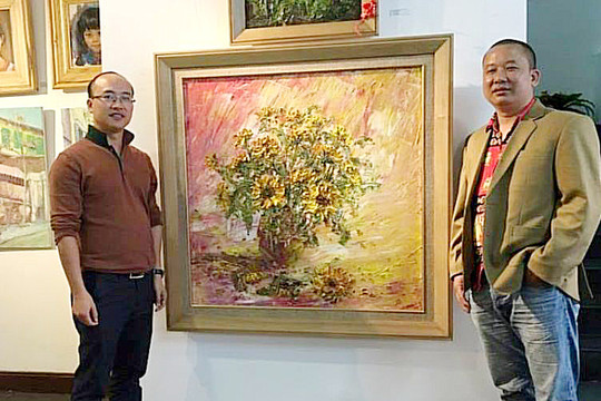 Triển lãm tranh ''An nhiên'' của họa sĩ Vũ Tuyên