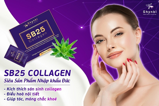 SB25 Collagen góp phần làm đẹp da hữu hiệu
