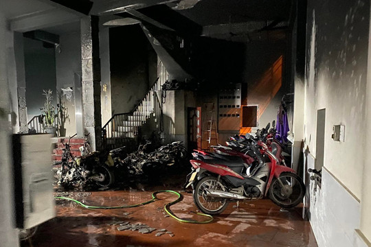 Vụ hỏa hoạn tại quận Nam Từ Liêm: Một bệnh nhi 2 tuổi bị bỏng nặng