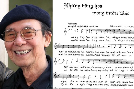 Nhạc sĩ Văn Dung và ''Những bông hoa trong vườn Bác''